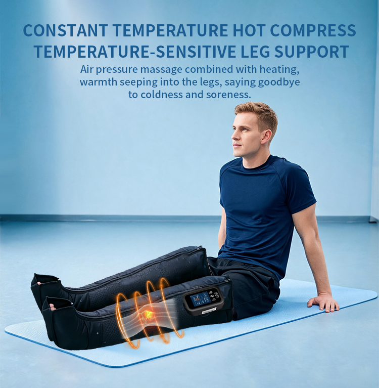 Wireless 6-Chamber Air Compression Leg Massager with Heat — detail 15