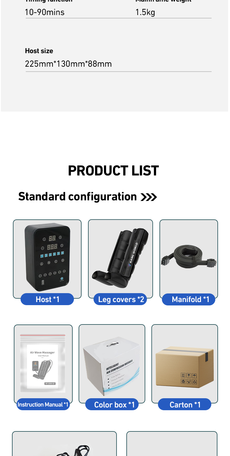 Full-Leg Air Wave Massager with Knee-Flex Design — detail 10